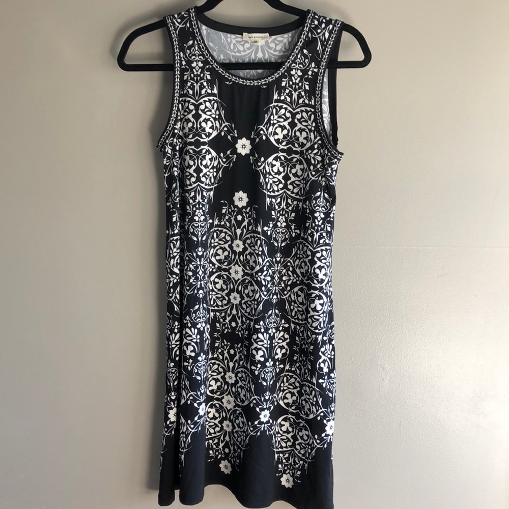 New Max Studio Patterned Sleeveless Shift Dress - image 4